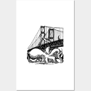 Tacoma Narrows Octopus Posters and Art